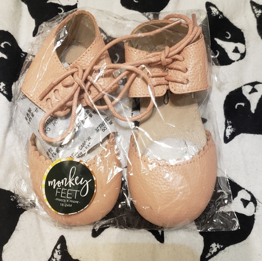 Blush pink Monkey feet